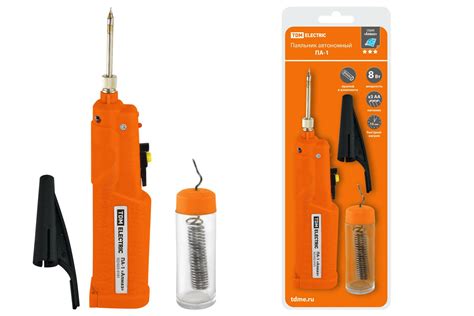 Паяльник автономный ПА-1, батареи типа 3хАА , с припоем “Алмаз” TDM ...