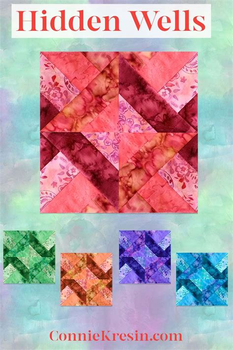 Hidden Wells Quilt Block Tutorial