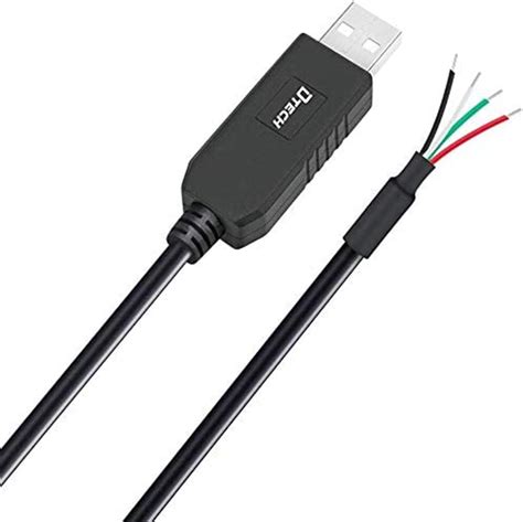 Dtech Usb To Uart Ttl Serial 5v Adapter Cable 4 Wire End With Ftdi Chip