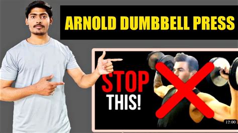 How To Seated Dumbbell Arnold Press Shoulder Exercise Proper Form In