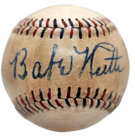 Babe Ruth Signed Baseball