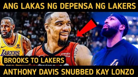 GRABE LAKAS NG DEPENSA NG LAKERS DITO KAY DILLON BROOKS DAVIS TINABLA