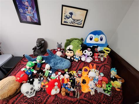 Large Plush Lot Pokémon, Mario, Squishables And More | eBay