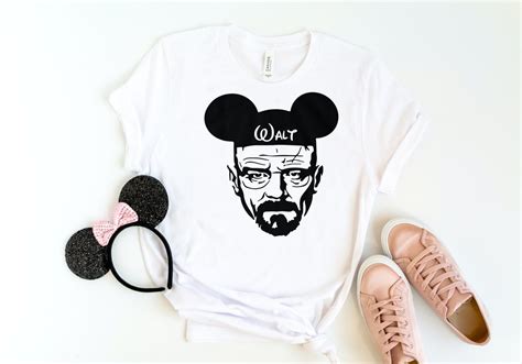 Walter White Svg Mickey Ears Svg Breaking Bad Svg Mouse Etsy