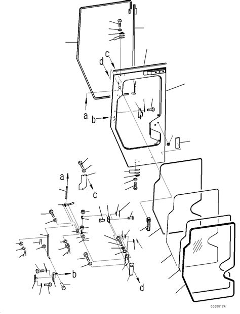 DOOR ASS Y A Z KOMATSU Part Catalog