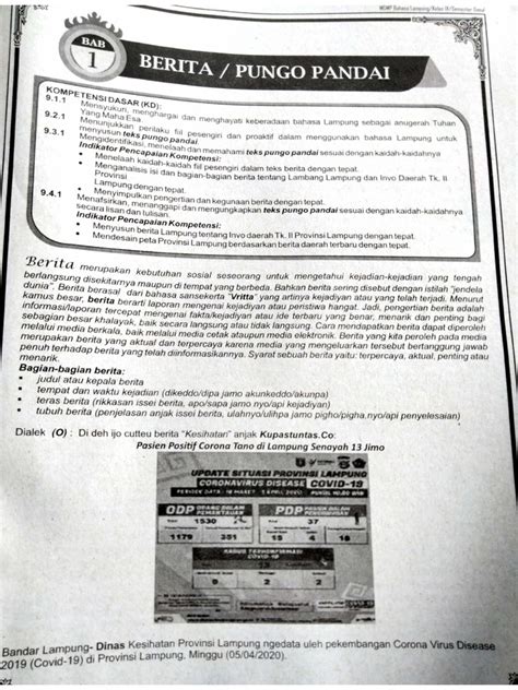 Tambahan Materi Bahasa Lampung Kelas Xi Pdf