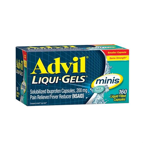 Advil Liqui Gels Minis Pain And Headache Reliever Ibuprofen Mg