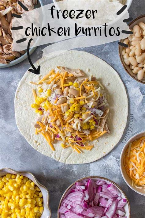 Freezer Chicken Burritos Recipe Freezable Meals Freezer Friendly Meals Freezer Meal Prep