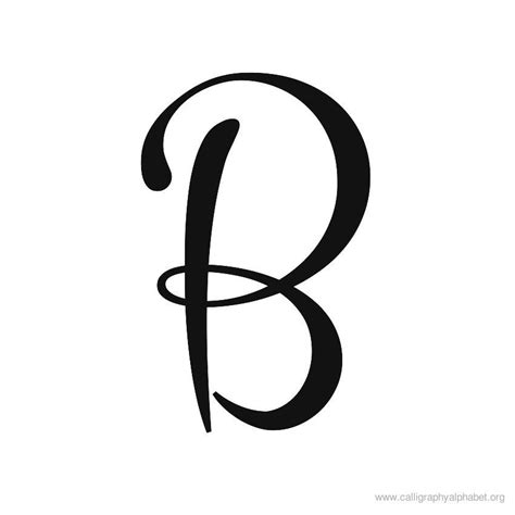 Fancy Cursive B Capital Bmp Online