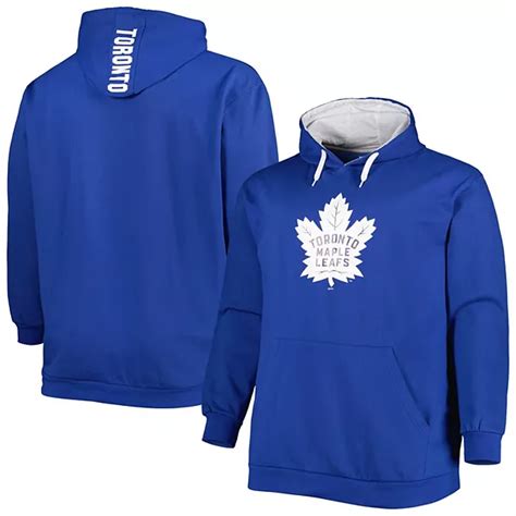 Mens Royal Toronto Maple Leafs Big And Tall Fleece Pullover Hoodie
