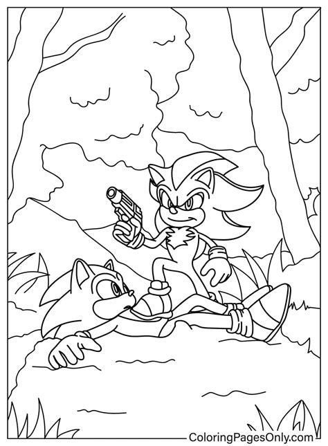 Pagine Da Colorare Di Sonic The Hedgehog Coloringpagesonly