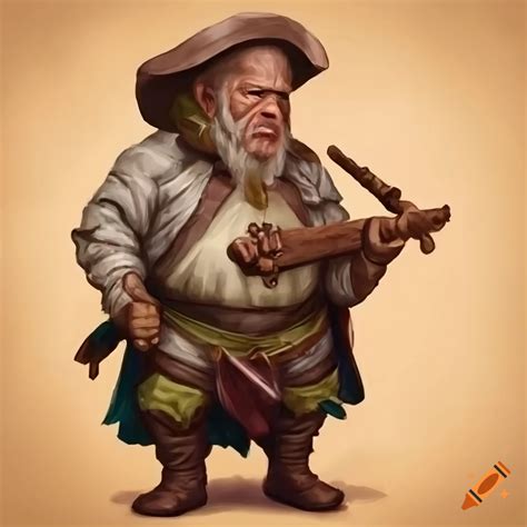 Halfling Bard Playing A Flute In Fantasy Setting On Craiyon