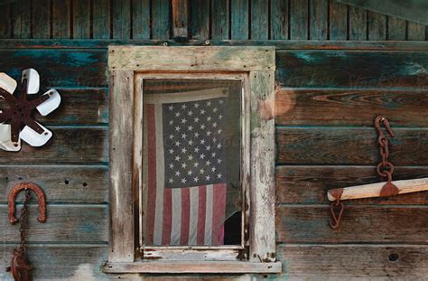 Old American Flag By Stocksy Contributor Jayme Burrows Stocksy