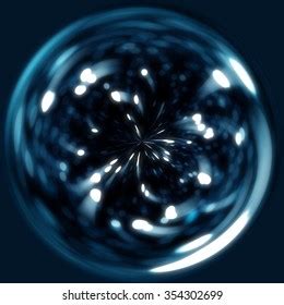 Crystal Ball Particle Ball Background Stock Illustration