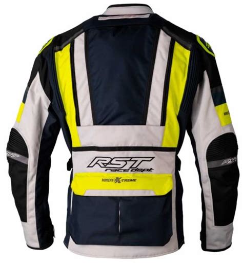 Rst Pro Series Adventure Xtreme Ce Textile Jacket Silver Navy Yellow