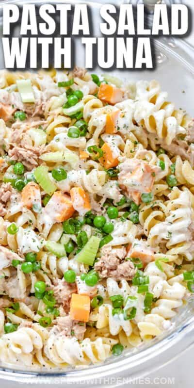 Creamy Tuna Pasta Salad Spend With Pennies