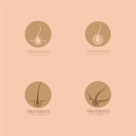 Premium Vector Hair Treatments Icon Illustration