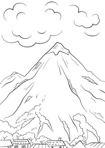 Montagne Image Disegni Di Montagne Da Colorare Per Bambini