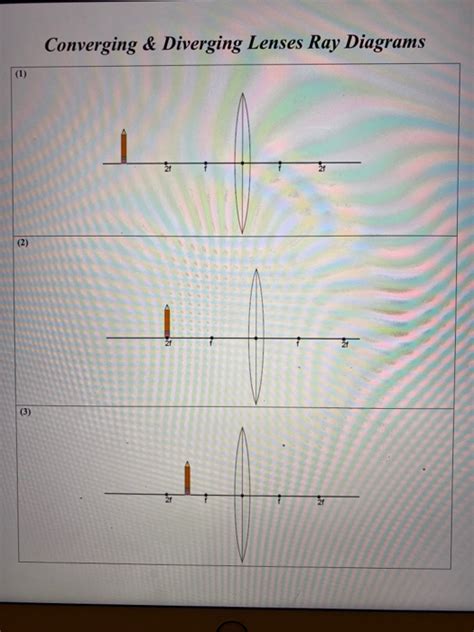 Ray Diagrams For Converging Lenses Worksheet Answers