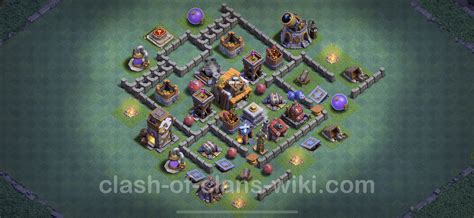 Meisterhütte Lvl 5 Anti Alles Base Link Layout Nachtdorf Coc Clash Of Clans Mh5 Bh5 33