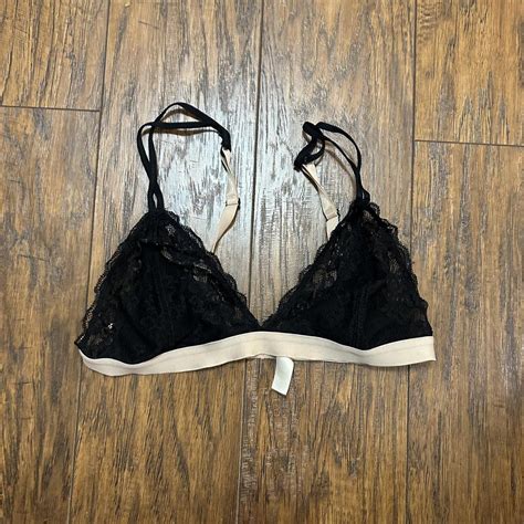 Tillys French Affair Black Nude Lace Bralette Depop