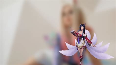 Cosplay De Ahri Por Kona Fraubow A Encantadora Raposa De Nove Caudas