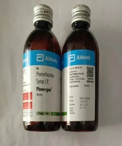 Abbott Phenergan Promethazine Ip Syrup For Hospital At Rs 100 Bottle