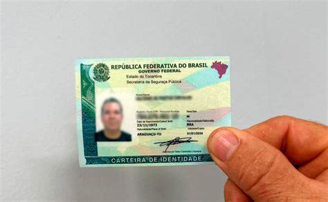 No Tocantins o processo de emissão da Nova Carteira de Identidade