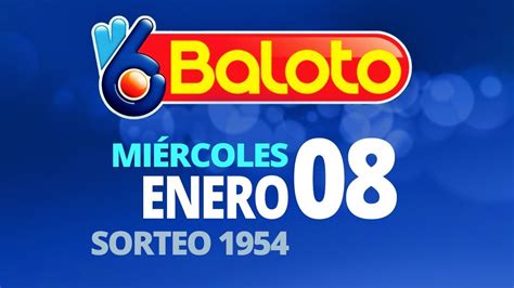 Resultado Del Baloto Miércoles 8 De Enero De 2020 Sorteo 1954 😱🤑💰💵