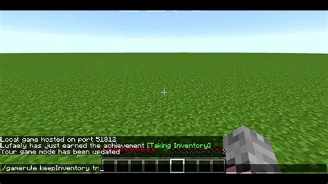 Como Usar Keep Inventory No Minecraft Youtube