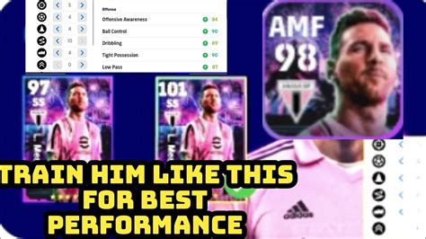 How To Train Inter Miami Free 99 Rated Messi Efootball Mobile 2023