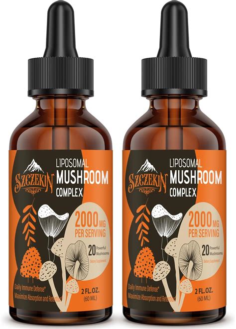 Amazon Liposomal Mushroom Complex Drops Mg Organic