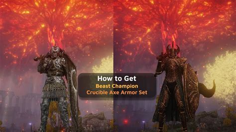 How To Get Beast Champion Crucible Axe Armor Set How To Get