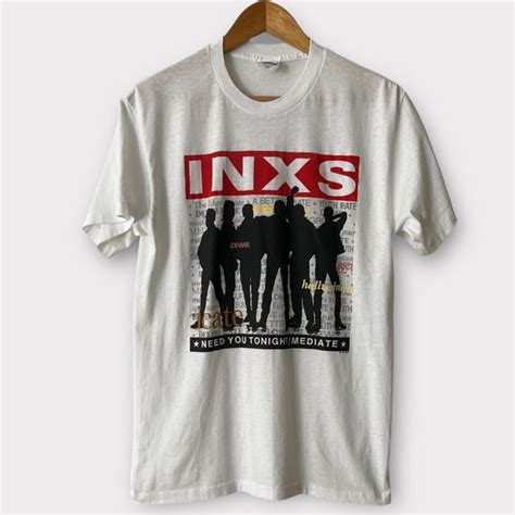 Inxs Kick Vintage Band Tour New Wave Rock Musi Gem