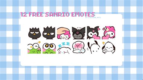 Free Poorly Drawn Sanrio Emotes Sonshine S Ko Fi Shop Ko Fi