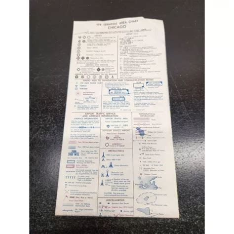 1978 Vfr Terminal Area Chart Chicago Terminal Control Area Group 1 By