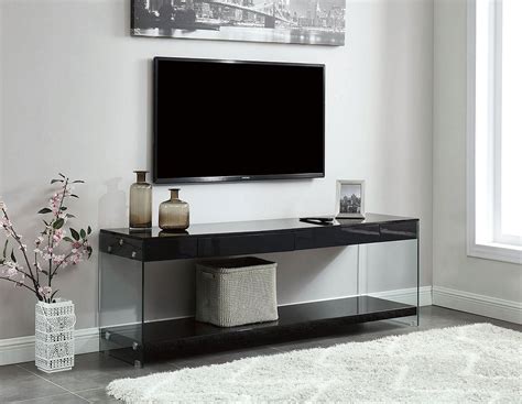 Sabugal 70 Inch TV Stand (Black) by Furniture of America | FurniturePick