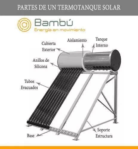 Termotanque solar Bambú 325 LTS MercadoLibre