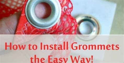 How To Install Grommets Sew Modern Bags