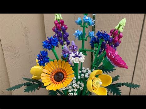 Lego Botanical Collection Wildflower Bouquet Build YouTube