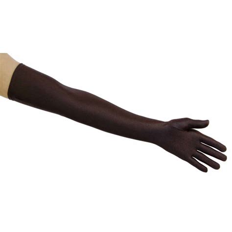 Matte Satin Opera Length Gloves