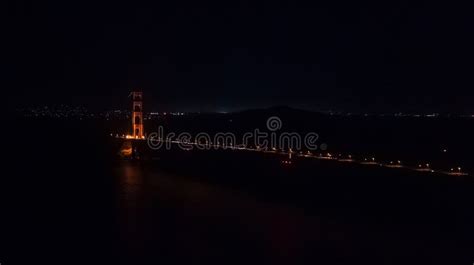 Famous Golden Gate Bridge, San Francisco at Night, USA Stock Image - Image of ocean, evening ...