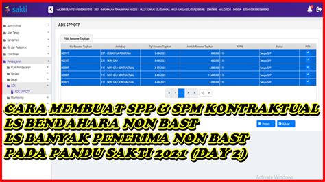 Cara Membuat Spp Spm Kontraktual Ls Bendahara Non Bast Ls Banyak