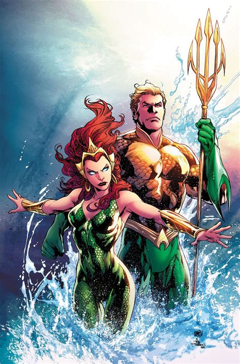 Aquaman And Mera Dc Comics Art Aquaman Artwork Aquaman