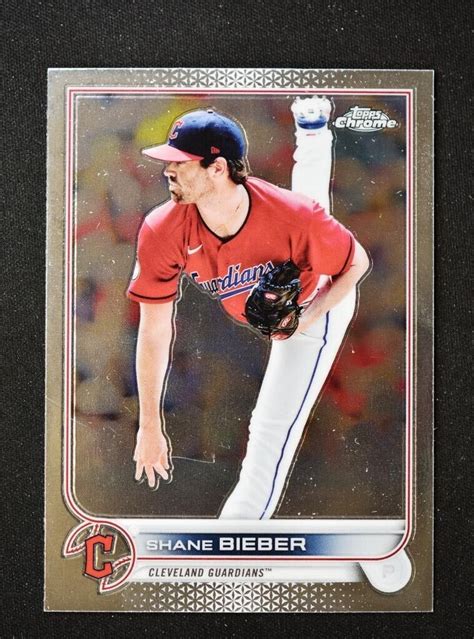 2022 Topps Chrome Base 208 Shane Bieber Cleveland Guardians EBay