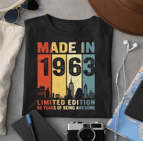 Made In 1963 Limited Edition 60 Years Of Being Awesome Vintage