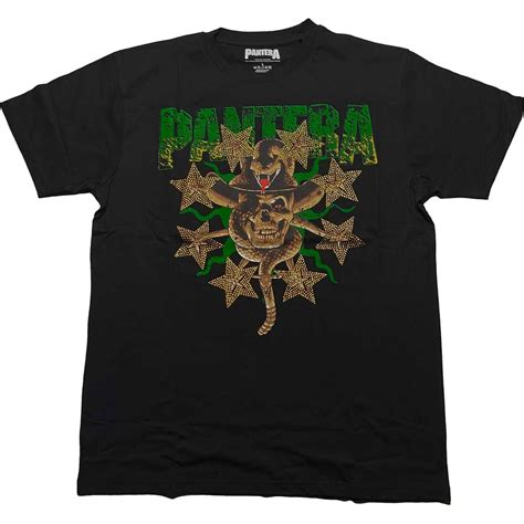 Pantera Skull And Snake T Shirt 441733 Rockabilia Merch Store