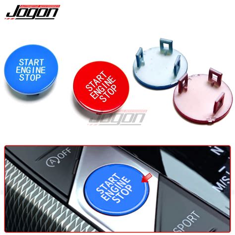 Car Engine Start Stop Switch Button Replace Cover For Bmw