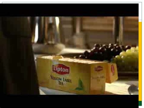 История бренда Lipton. Новый Lipton Yellow Label - online presentation