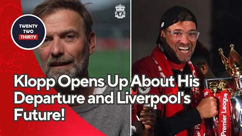 Breaking News Jürgen Klopp s Shocking Decision to Leave Liverpool